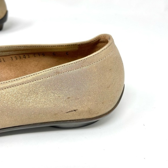 Salvatore Ferragamo Beige Suede Flats - Picture 10 of 11